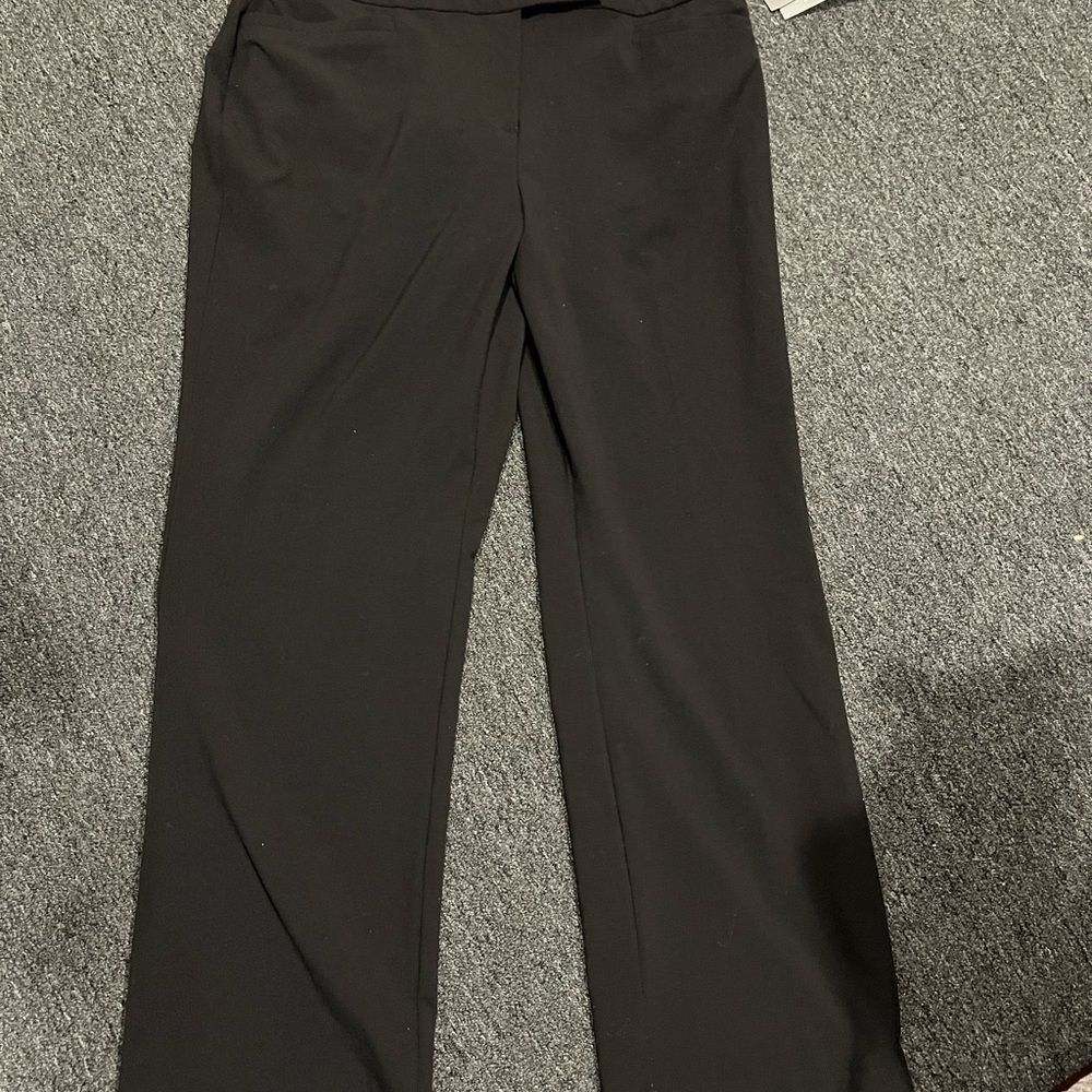 JM Collection Black Tailored Trousers